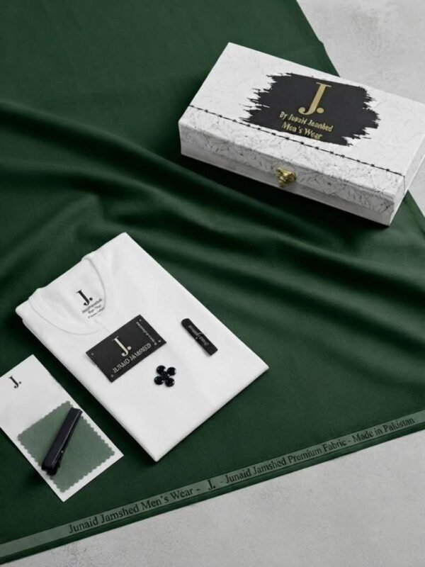 J. Junaid Jamshed Boski Wash n Wear with Free Vest